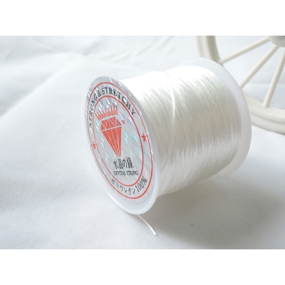 White Elastic Thread